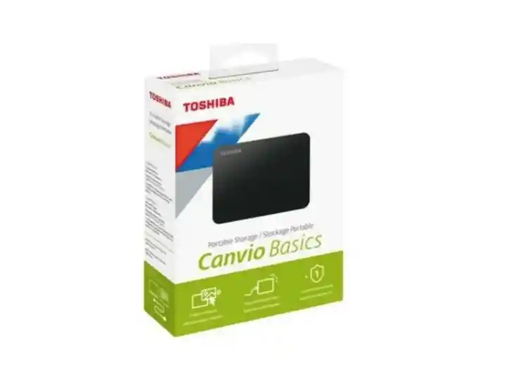 Toshiba Disco Externo 4 Teras Canvio Basics Negro