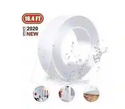 Cinta Adhesiva De Silicona Lavable Doble Faz 5 Metros