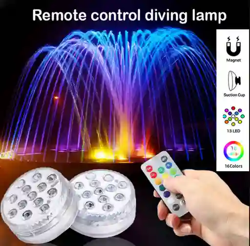 Luz Led Sumergible Resistente Al Agua .