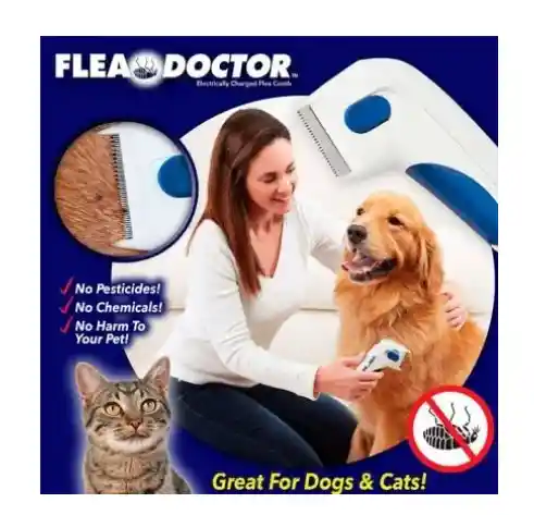 Cepillo Anti-pulgas Libera Descarga Eléctrica