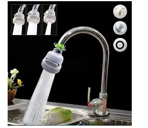 Cabezal De Grifo Giratorio 360 Grados Ahorrador De Agua