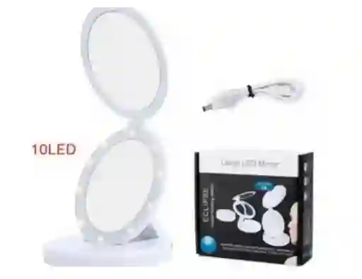 Espejo Redondo Luz Led Eclipse