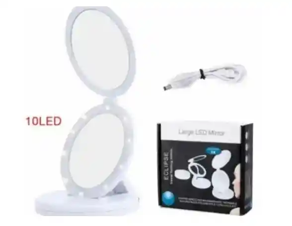 Espejo Redondo Luz Led Eclipse