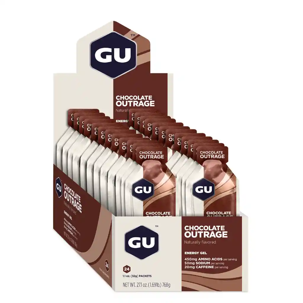 Gu Energy Gel Chocolate Con Cafeína