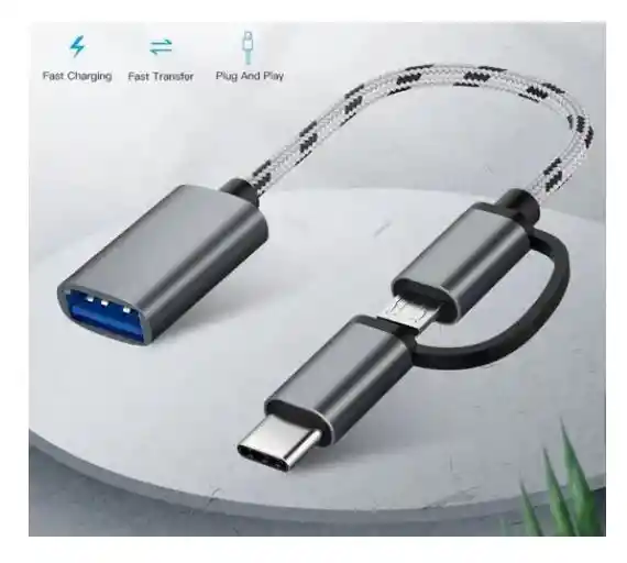 Adaptador Tipo C O Micro Usb A Usb 3.0  Samsung Huawei
