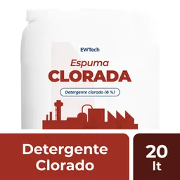 Detergente Espuma Clorada. 20L