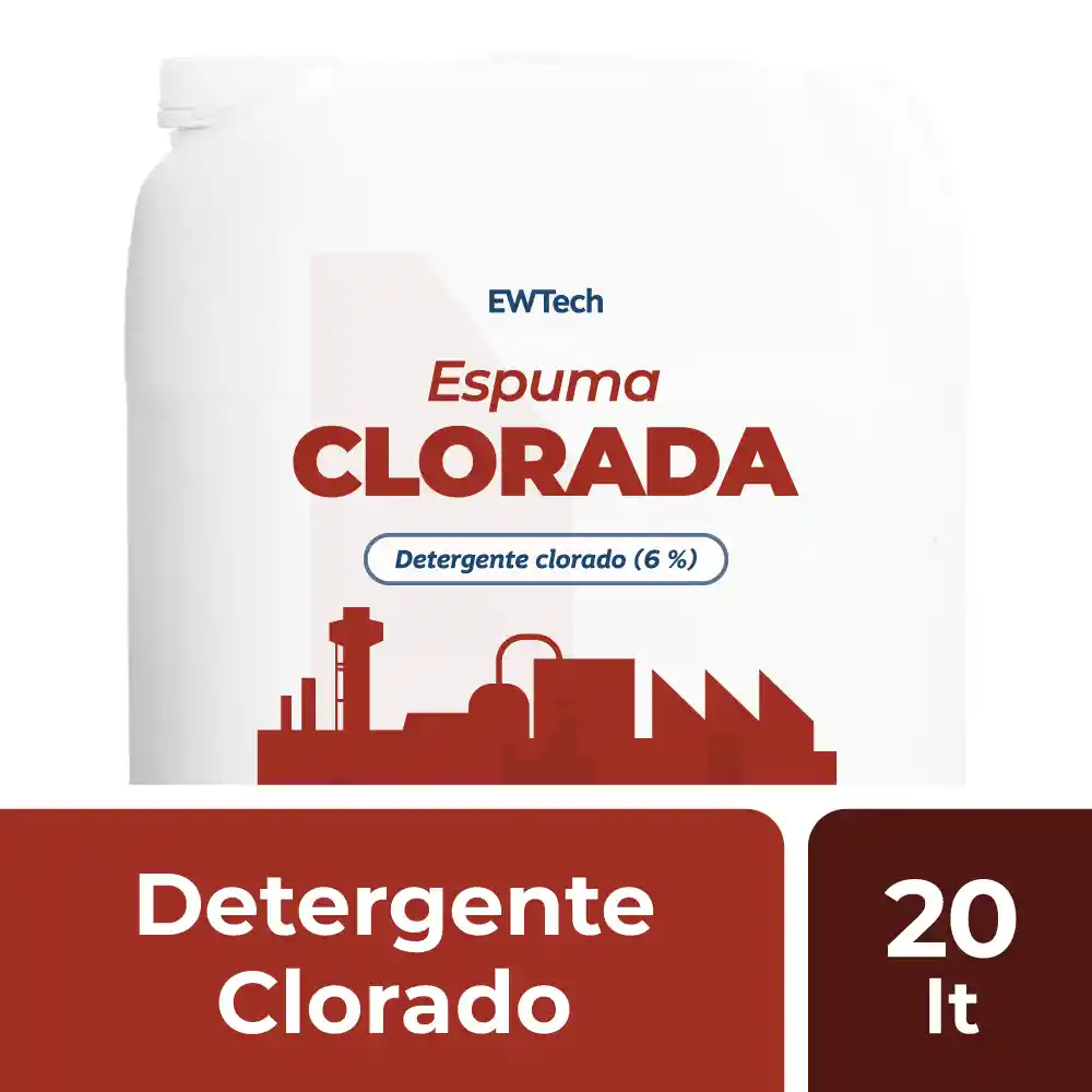 Detergente Espuma Clorada. 20L