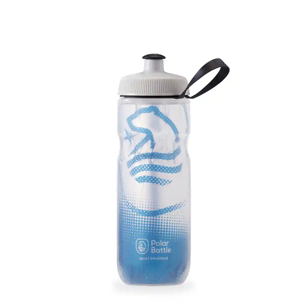 Termo Polar Bottle 20 Onz Oso Blanco Azul Cobalto