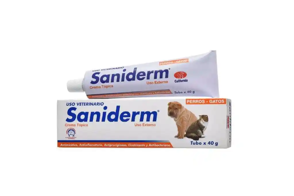 Saniderm Crema Para Perros Y Gatos