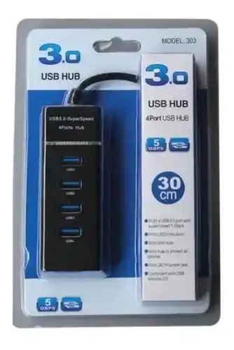 Hub / Switch Usb 3.0 , 4 Puertos 5gbps