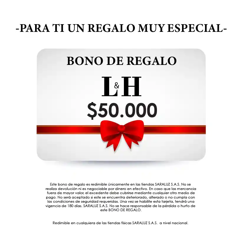 Bono Regalo LYH $50.000