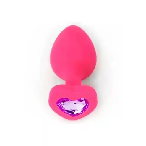 Plug Anal Silly Fucsia Morado Talla S