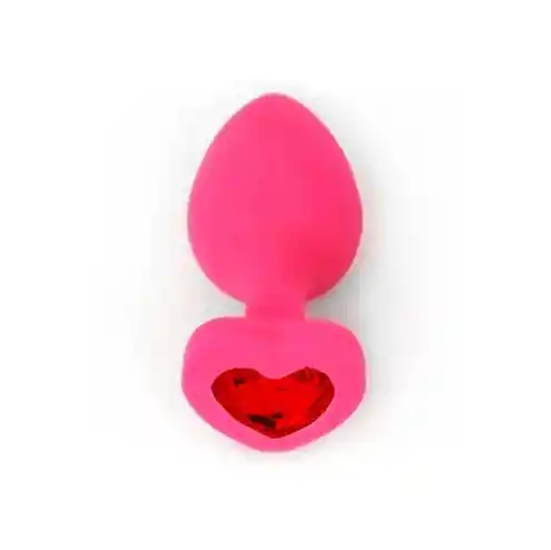 Plug Anal Silly Fucsia Rojo Talla S