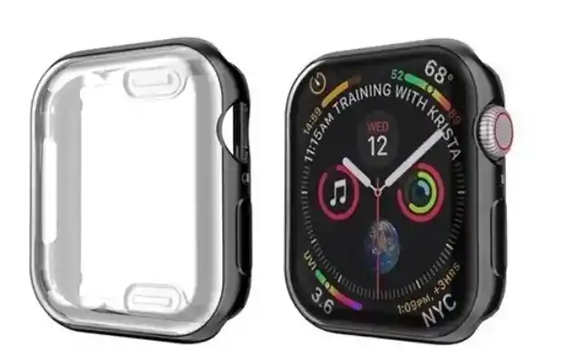 Apple Estuche Tpu Protector Pantalla Watch Ser1/2/3/4/5 Negro 42