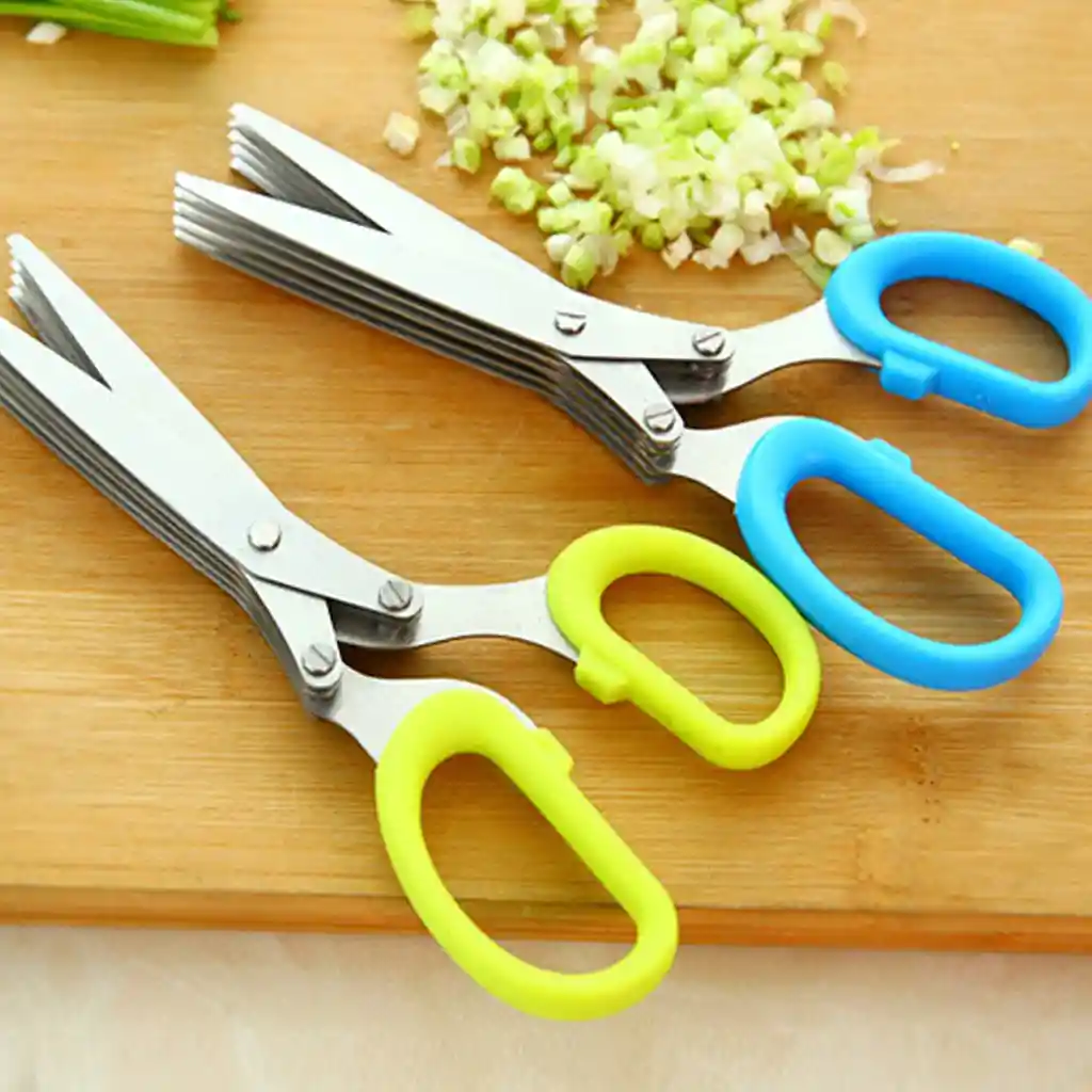 Tijera Multifuncional Acero Inoxidable Cortador Verduras