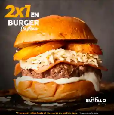 2x1 Buffalo Burger Costeña