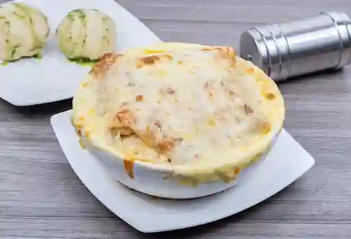 Lasagna Champiñón Pollo