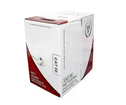 Cable De Red Utp Categoria 5e Para Interior Caja X 305 Mts