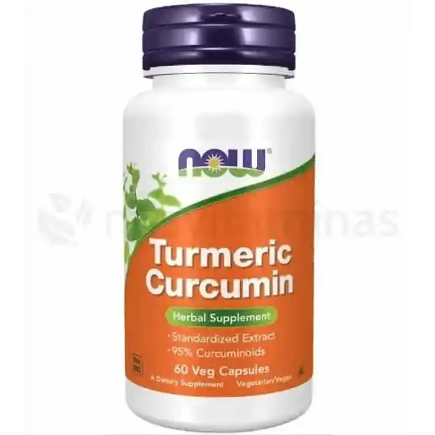 Curcuma Turmeric Now Suplemento