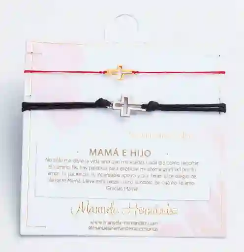 DÚO DE PULSERAS - MAMÁ E HIJO