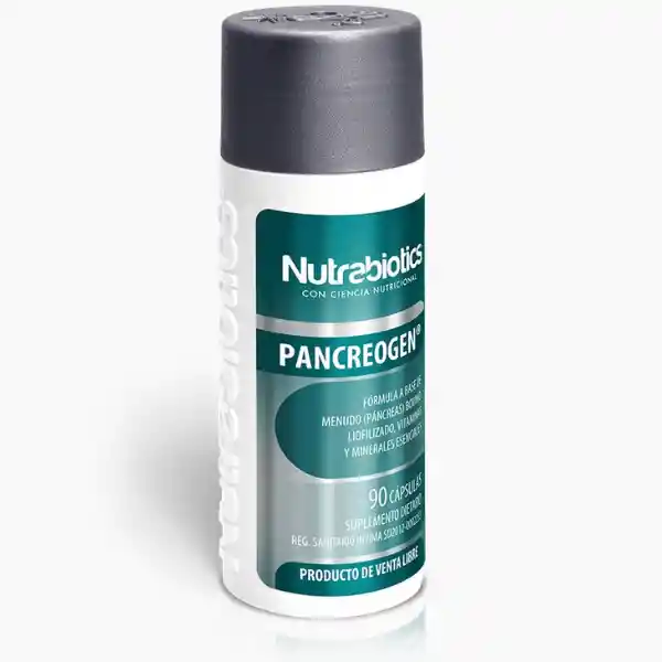 Nutrabiotics Pancreogen Capsulas X90