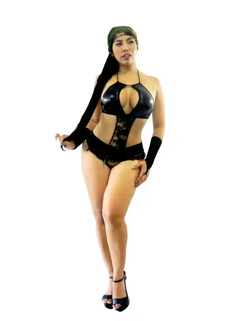Disfraz de mujer militar