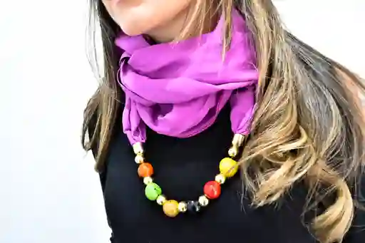 Pashmina Collar Morada