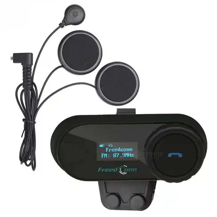 Intercomunicador Bluetooth T-com Sc 800 Mts Radio Fm Moto