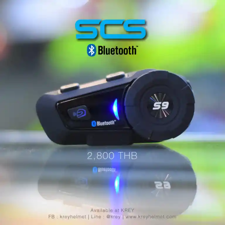 Intercomunicador Bluetooth 4.1 Scs Etc S9 Para Casco Moto