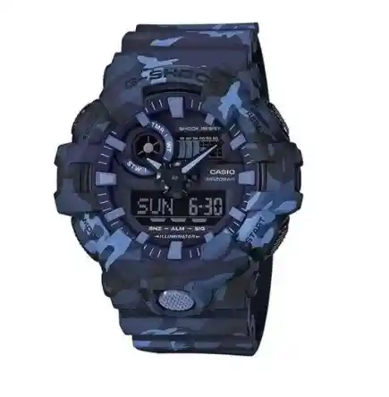 G Shock Ga 700cm 2a Camuflado Azul Original