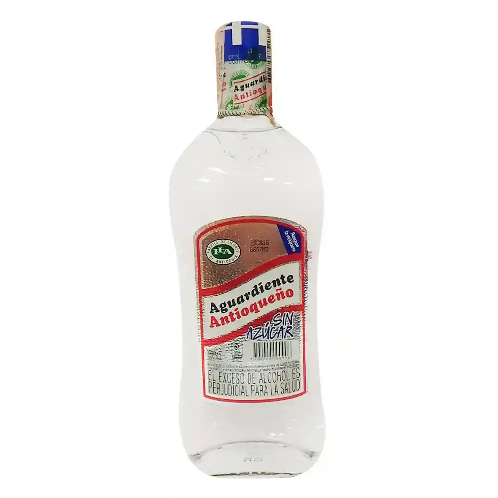 Antioqueño Aguardiente Sin Azucar Vidrio