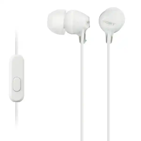 Sony Audífonos In-Ear Ex Series Mdr-Ex15Ap Blanco