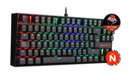 Teclado Gamer K552rgb-sp Kumara Mecánico Redragon Switch Red