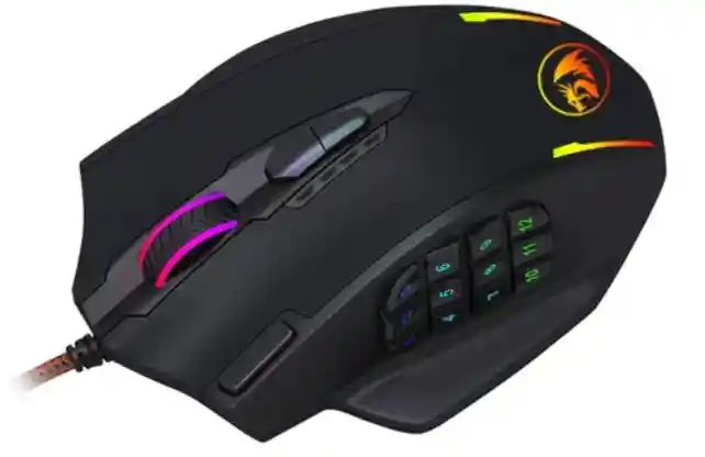 Mouse Gamer Moba M908 Impact. 18 Botones. 12400dpi -redragon