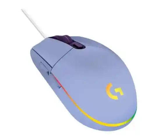 Logitech Mouse De Juego G Series Lightsync G203 Lila