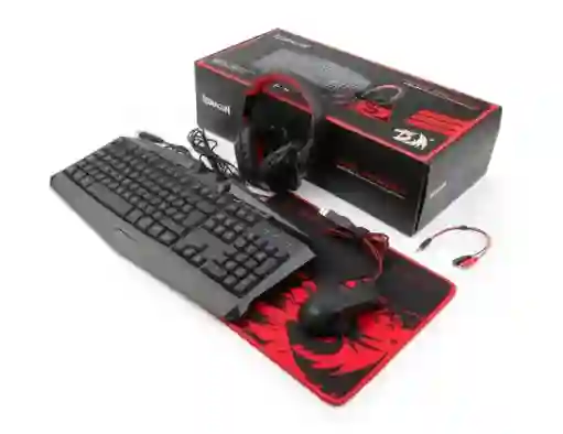 Kit/combo Gamer S101-teclado/mouse/pad/auricular - Redragon