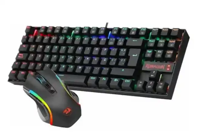 Kit Combo Gamer Teclado Kumara Mouse Griffin Redragon K552ba