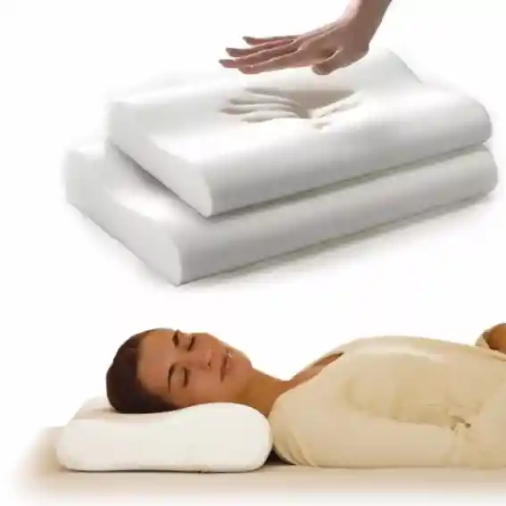 1 Almohada Memory Pillow Ortopédica Indeformable Con Aloe