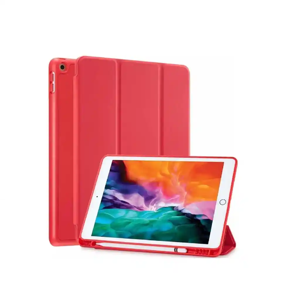 Ipad Estuche Smart Case Air 3 10.5 Año 2019 Espacio Lapiz Rojo