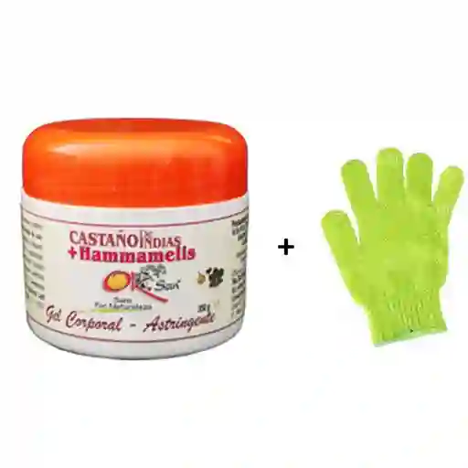 Oki San Gel Corporal Astringente con Castaña de Indias y Hammamelis + Guante