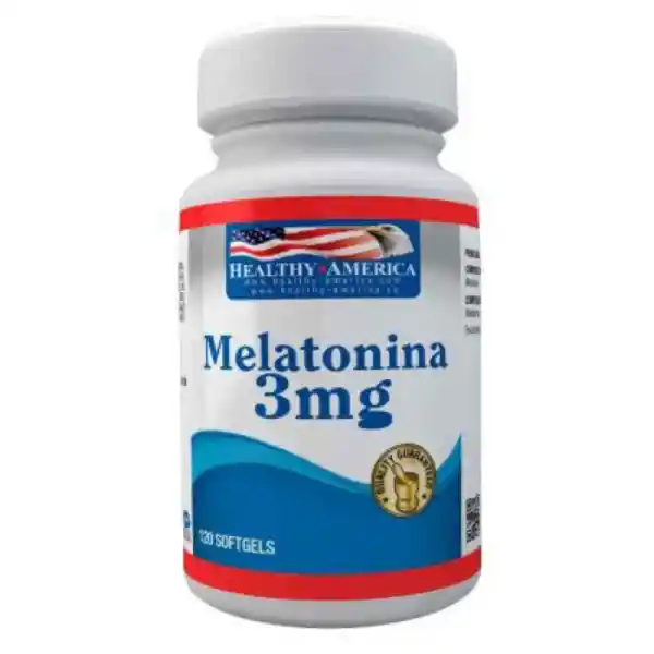 MELATONINA 3MG CAPSULAS X120 HEALTHY AMERICA