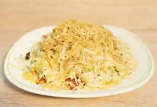 Salchipapas la Mampana de Mena