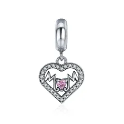 Charm Dije Corazón Mamá Mom Fabricado En Plata 925