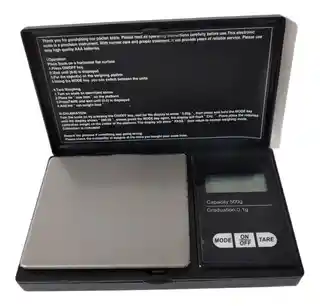 Mini Gramera Digital De Bolsillo Joyería 0.1g/500g