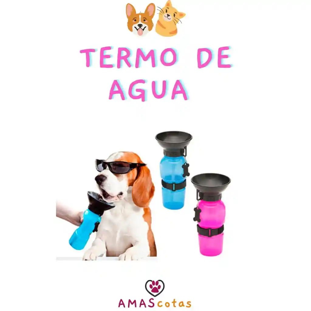 TERMO DE AGUA PORTATIL PERRO