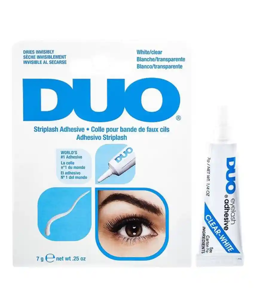 Pegante Duo Azul transparente