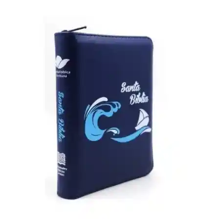 Biblia Reina Valera 1960 - Azul Con Cremallera (mediana)