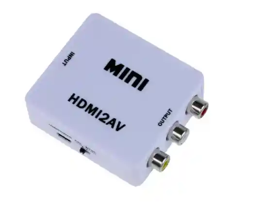 Adaptador Convertidor Hdmi A Rca / Av Tv Box A Televisor Crt