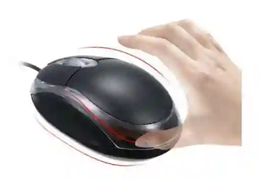 Mouse Usb Optico Iluminado - Raton Económico Para Computador