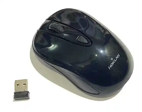 Mouse Optico Inalambrico Usb 2.4ghz 1.200 Dpi Alcance 10m NEGRO